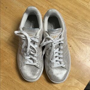 Adidas Womens Grand Court Silver